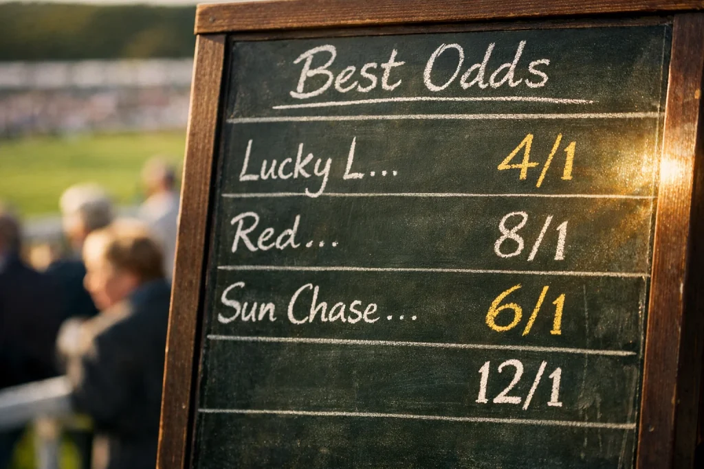 St Leger 2026 odds comparison board showing bookmaker prices at Doncaster Racecourse